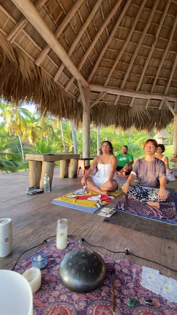 Yoga & Sound Meditation with Indhira Gil Cueto, Samaná gallery image